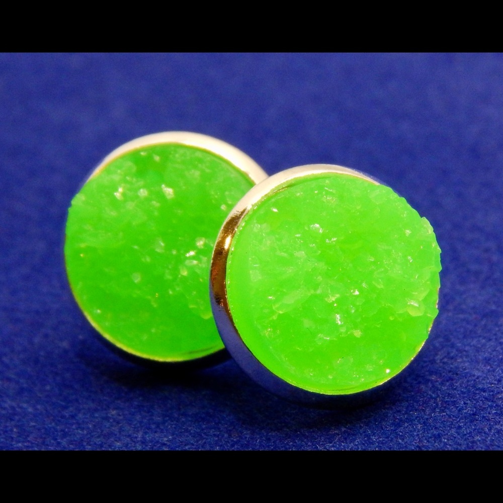 Druzy Stud Earrings